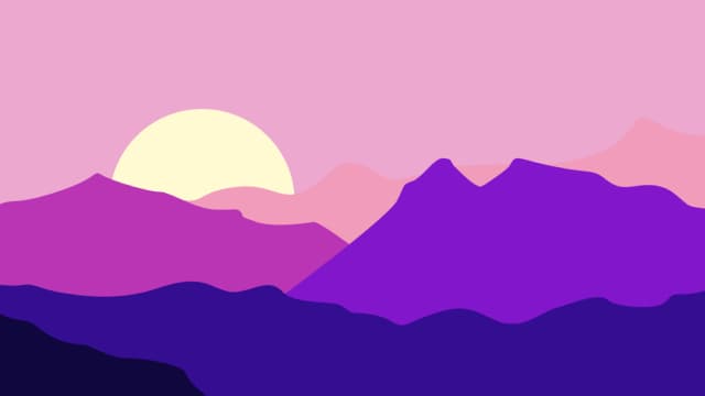 산 풍경