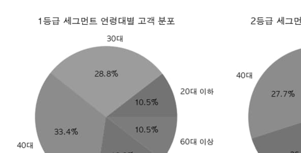 2) RFM 고객 세그먼트별 매출 기여도