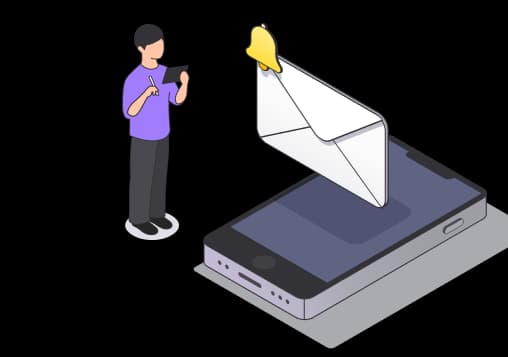 핸드폰과 사람